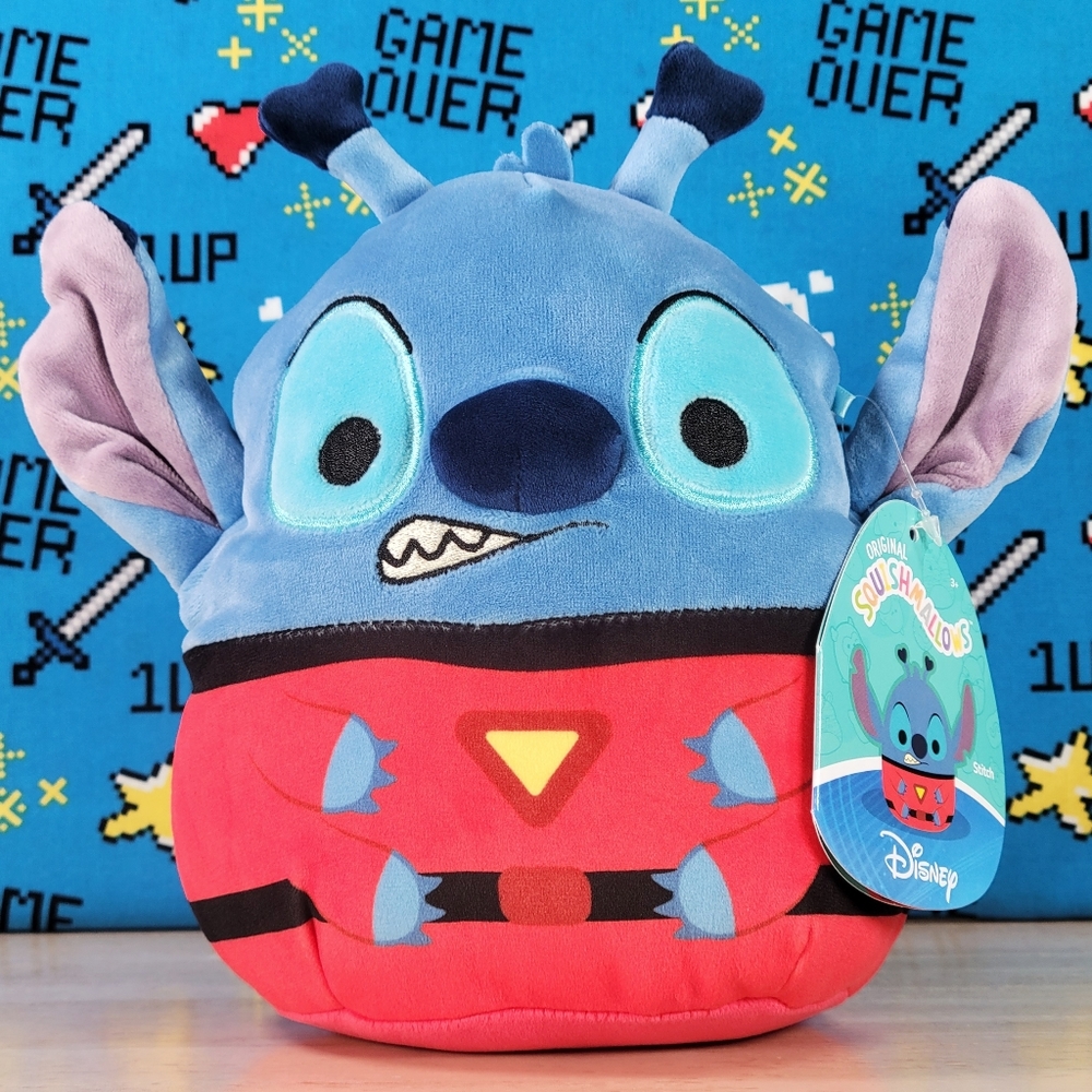 Squishmallow Disney Alien Stitch 626 7" UltraSoft Stuffed Toy Plush NWT